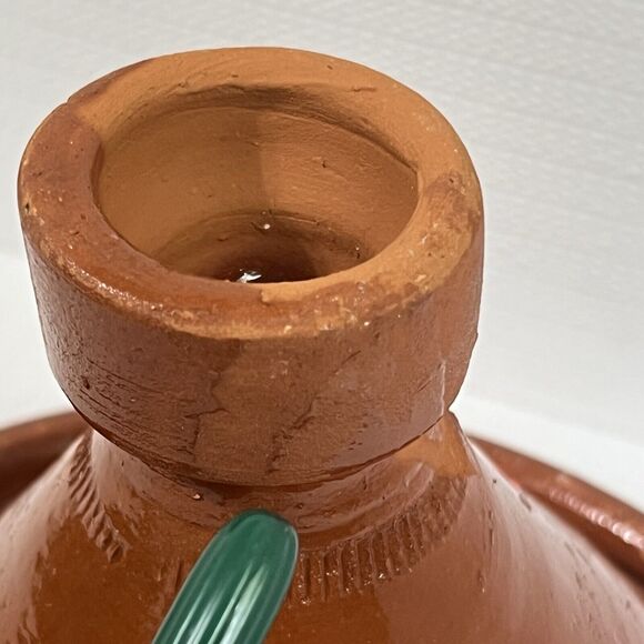 Tagine Clay Pot Earthenware Terracotta Traditional Moroccan Food 2-Piece - Picture 9 of 17